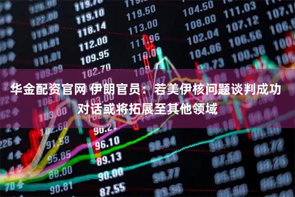 华金配资官网 伊朗官员：若美伊核问题谈判成功 对话或将拓展至其他领域